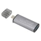thumbnail image 5 of Lector de tarjetas de almacenamiento Soporte portátil Tarjeta de micro almacenamiento 2 en 1 USB C 3.1 USB 3.0 Lector de tarjetas de memoria con 2 conectores, 5 of 8