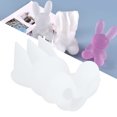 thumbnail image 2 of Domqga DIY Rabbit Moule en Silicone 3D Forme Animale Réutilisable pour Décoration Fabrication d'Ornements, Moule en Silicone, Moule à Moulage d'Ornements, 2 of 8