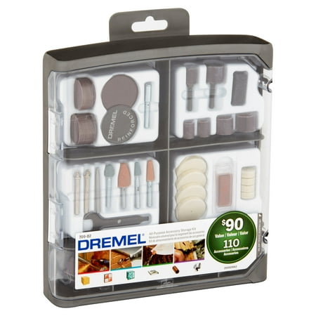 Dremel 110-Piece All-Purpose Accessory Storage Kit (709-02) DML70902