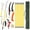 Yellow, variant on 30 Ft Manual Pole Saw, Extendable Tree Pruner Blade and Scissors Set with Fiberglass Handles, Long Branch Pruner Retractable for Backyard and Garden, Bush Cutting and Pruning of Palm Trees, Yellow