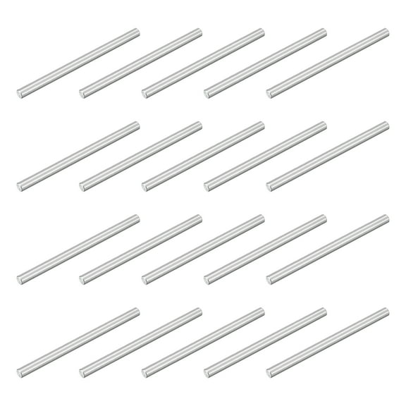 20Pcs M3x45mm 304 Stainless Steel Dowel Pin, Cylindrical Shelf Support Peg Pin