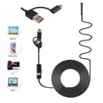 thumbnail image 4 of CTIRCHIU 1PC Phone Inspection Camera Waterproof 3 in 1 Interface Compatible for Android Phones (2m), 4 of 8