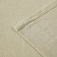 thumbnail image 6 of Sand Pinch Pleated Semi Sheer Curtains Textured Linen Blended Light Filtering Window Curtains 120 inch for Living Room Bedroom Patio Pinch Pleat Drapes with Hooks 10FT 60" Wx120 Lx1, 6 of 15