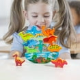 thumbnail image 1 of Agiferg Dinosaur Or Animal Balance Stacking Blocks -Educational Toy That Develops Kid's Early Learning Skills, 1 of 9