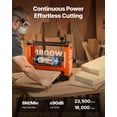 thumbnail image 4 of VEVOR Thickness Planer, Two-Blade, 13-Inch Width Worktable Power Benchtop Planer, 1800W 23500 RPM Powerful Motor, Dual Rollers, Over Protection, 4 of 9