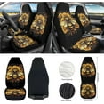thumbnail image 2 of Yuyamidu Bee Car Seat Covers Full Set of 12 Sunflower Front Car Seat Covers with Steering Wheel Seat Belt Cover Trash Can Armrest Pad Rear View Mirror Cover Coaster Wrist Key Chain Air Vent Pouch, 2 of 7