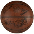 thumbnail image 4 of 1981 Finals Game Winning Game Used Signed Basketball Boston Celtics NBA Champs, 4 of 9