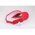 thumbnail image 3 of CHAO Viseras blancas para mujeres y niñas, sombrero con banda para el sudor ajustable, más grueso y de ala larga, para golf, ciclismo, pesca, tenis, correr, trotar y otros deportes, 3 of 4