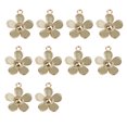 thumbnail image 1 of Sonducket 1 Juego de conector de pendiente de abalorio de flor, accesorios artesanales, colgante de collar de cinco pétalos de flores para mujeres, Ropa, zapatos y accesorios Miscelánea Gris Sonducket AP009897-05B, 1 of 6