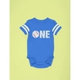 thumbnail image 4 of Tstars Boys Unisex 1st Birthday Gift Birthday Gift for 1 Year Old Baseball Birthday Gifts for Baby Boy Gift for One Year Old Birthday Party Infant Baby Shower B Day Baby Jersey Bodysuit, 4 of 5