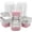 Pink, variant on 30 Pack 5oz Square Aluminum Foil Cake Pans With Lids Disposable Baking Cups for Party Picnic Bakeware