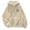 Apricot, variant on comerut Fall Winter Women Hoodie Drawstring Elastic Cuff Thick Fleece Patch Pocket Loose Long Sleeves Pullover Warm Letter Embroidery Top