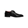 thumbnail image 3 of Jeffery West Wing Brogue Leather Shoes, Black, 3 of 9