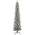 thumbnail image 1 of Puleo International 7.5 Ft Prelit Pencil Portland Pine Christmas Tree, 1 of 5