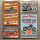thumbnail image 3 of KIt Pintura Hierro Rectangular Placa Metal Vintage para Motocicleta 20x30cm 4 Uds., 3 of 9