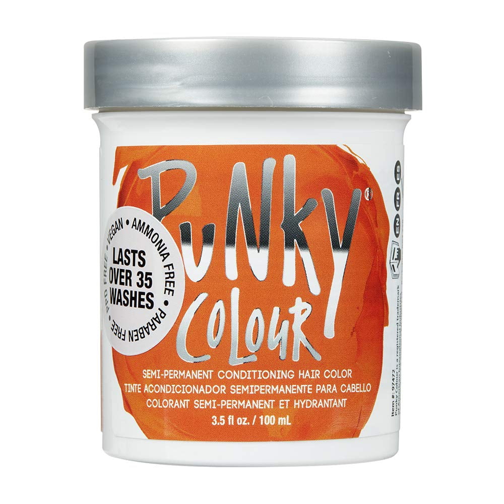 Punky Flame Semi Permanent Conditioning Hair Color, Non-Damaging Hair Dye, lasts up to 35 washes, 3.5oz