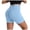 Light Blue, variant on felwors Seamless Scrunch Lifting Yoga Shorts High Waist Tummy Control Workout Biker Yellow for Size L
