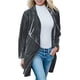thumbnail image 4 of Mujeres Color Sólido Casual Manga Larga Bolsillo Media Longitud Cardigan Tops Blusa Abrigo Odeerbi ODB-6, 4 of 7