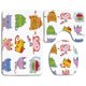 thumbnail image 1 of Alfombra de baño ABPHQTO 3 piezas Gato Dibujos Animados Colorida, 1 of 2
