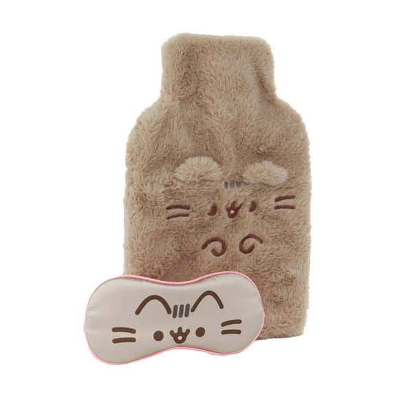 Pusheen Womens Hot Water Bottle And Eye Mask Set (Pack Of 2)