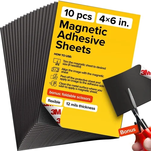 Sheets For Magnetic Stickers And Photos - 100% Customizable