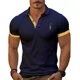 thumbnail image 2 of Playera Tipo Polo Moda Slim Fit Strech Fresca Casual Jir Am7, 2 of 8