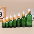 thumbnail image 2 of Frascos cuentagotas de 5 ml a 100 ml con escala, reactivo para gotas oftálmicas, vidrio verde, botella con pipeta para líquidos de aromaterapia, botellas rellenables para viajes, 2 of 5