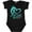 AB-Black, variant on Inktastic Cure- Ovarian Cancer Awareness teal ribbon Boys or Girls Baby Bodysuit