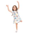 thumbnail image 6 of Moana Toddler Girls Print Peplum Dress with Short-Sleeves, Sizes 2T-5T, 6 of 7