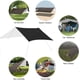 thumbnail image 4 of Tienda de campaña Aviones Impermeable Ligeramente compacta Almohadilla para Tienda de campaña Manta de Picnic Lona para Hamaca (Color: Gris, Talla : 3*3m), 4 of 5