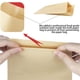thumbnail image 4 of Paquete de 100 bolsas planas de papel Kraft para sándwich, hoja envolvente marrón sin blanquear, calidad alimentaria, para aperitivos, galletas y pan, 4 of 6