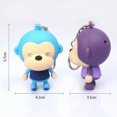thumbnail image 7 of Naierhg Monkey Animal LED Lighting with Sound Key Chain Keychain Pendant, 7 of 7