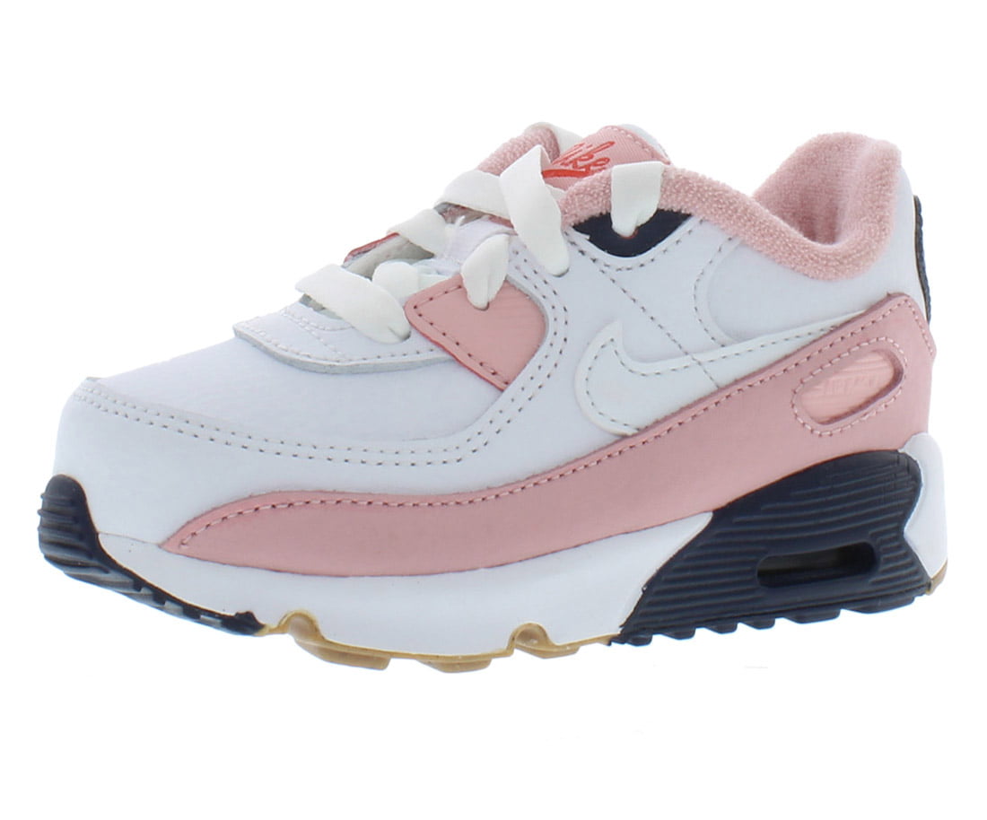 Nike Air Max 90 Ltr Se Baby Girls Shoes Size 7, Color: White/Nude/Black -