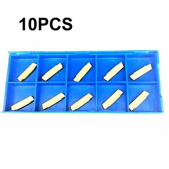 10 PCS MGMN200 Grooving Carbide Inserts Lathe Cutter Turning Parting Tools Set
