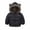 Black, variant on Hotiary Toddler Boys Girls Winter Cute Hooded Coat Kids Solid Thicken Warm Outwear Fleece Lined Jackets Coats Size 1-6 Years