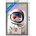 thumbnail image 3 of Astronaut Portrait Wall Poster, 14.725" x 22.375" Framed, 3 of 5