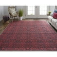 thumbnail image 5 of 10' X 14' Red And Black Floral Power Loom Area Rug, 5 of 10