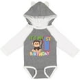 thumbnail image 3 of Inktastic Monkey First Birthday Boys or Girls Long Sleeve Baby Bodysuit, 3 of 5
