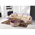 thumbnail image 2 of Modern Beige Sectional Sofa Furniture LF-108, 2 of 2