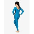 thumbnail image 5 of Adult Scoop Neck Nylon Long Sleeve Unitard, 5 of 9