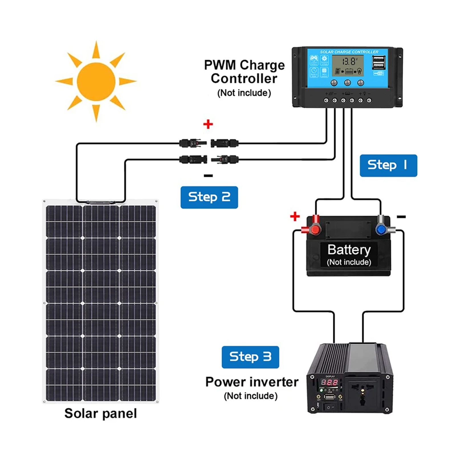 Folding solar panels 50W 100W 150W 200W 300W 400W Flexible Single Crystal Solar Panel 1000w 12V Battery Charger Solar charger