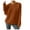 Womens Clothing Orange, variant on Womens Knitted Thin Sweaters, Long Sleeve Pullover for Women Fall Fashion Loose Fit Knit Solid Color Crewneck Sweater Tops S-2XL