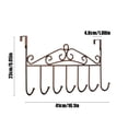 thumbnail image 3 of Over the Door Hooks,Wall Hooks,No Need To Punch Holes Wall Hanging Coat Rack Gods The Door Hangers Wall Hanging Sub Strong Non Marking Clothes Cap Coat Hooks, 3 of 7