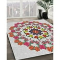 thumbnail image 3 of Ahgly Company Machine Washable Indoor Rectangle Transitional Cherry Red Area Rugs, 2' x 3', 3 of 7
