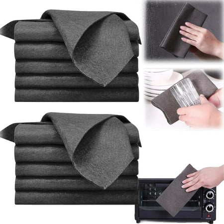 

Black of Friday Deals Usloyux Wash Cloths Cloth Kitchen Dish Towel Household Absorbent Cleaning Lint- Non-Stick Oil Department Store Daily Use Wholesale Lazy Rags 10Pc Clearance