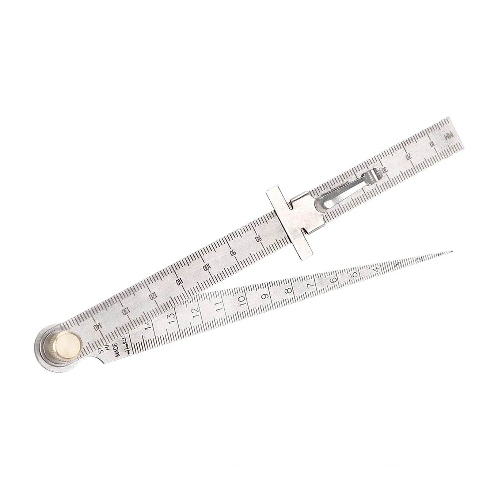 Measuring Tool For Drill Hole Wedge Taper Ruler Bore Measurement Stainless Steel 1-150mm Feeler Gauges ,Corrosion-Resistant