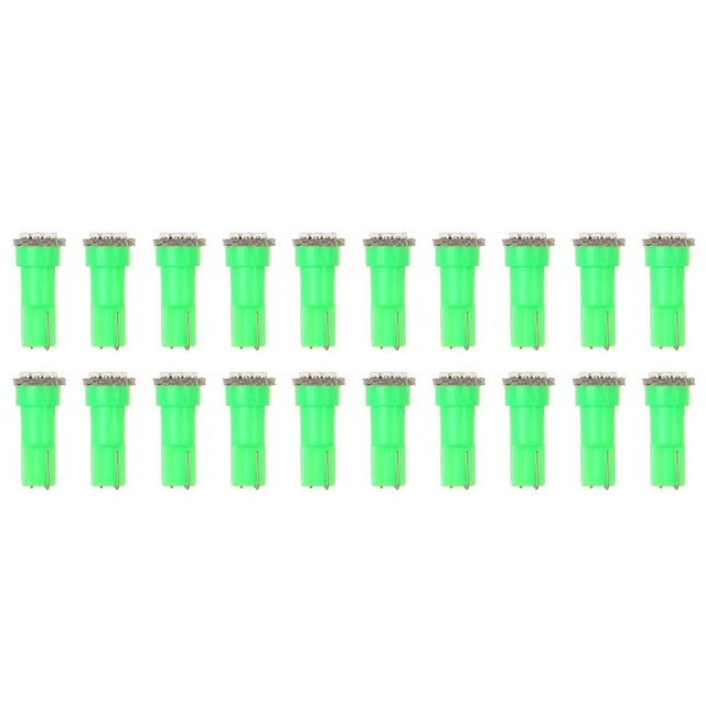 20X T5 17 74 73 Indicador De Instrumentos Grupo Dash Bombillas Led Luz Indicadora (Verde)