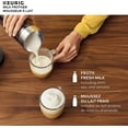 thumbnail image 4 of Milk Frother For Lattes And Cappuccinos, Features Hot And Cold Function, Black, 4 of 5