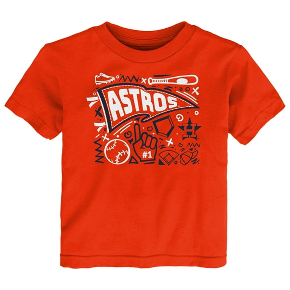 Toddler Orange Houston Astros Ballpark Fun T-Shirt