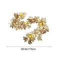 thumbnail image 2 of Wedding Fireplace Mantel Wall Hanging Maple-Leaf Garlands Artificial Fall Vine Garland for Halloween Thanksgiving Christmas Decor, 2 of 6